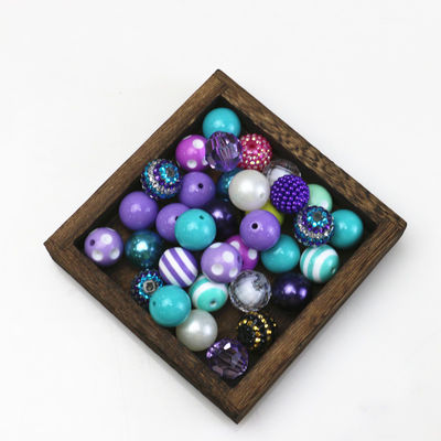 Chunky Gumball Màu Hồng Số Lượng Lớn Bubblegum Hạt Acrylic Hạt Lỏng Cho Trang Sức