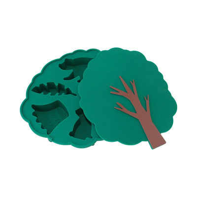 Thang tủ đông silicone với nắp clip-on cho trẻ em Thực phẩm nhai hoàn hảo Chất chứa lưu trữ 0-12 tháng 2-4 năm Công cụ bánh