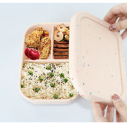 chất lượng  Sustainable Silicone Food Storage Container For Students Workers ODM nhà máy sản xuất