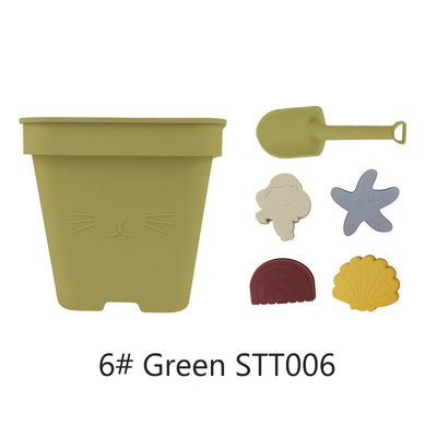Bán Sỉ silicon Đồ Chơi Cho Bé Bộ Đồ Chơi Bãi Biển Đồ Chơi Trẻ Em Chơi Cát Khuôn Tắm Đi Biển Xô Đồ Chơi