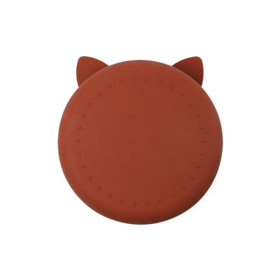 Thức ăn cấp độ silicone bé mèo chia đĩa ăn chén phim hoạt hình Fox đĩa hút