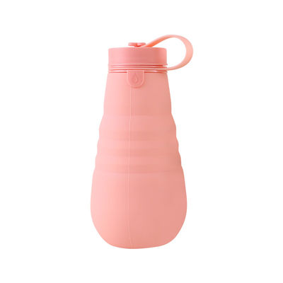 OEM ODM Chai nước silicon mềm có thể gập lại 500Ml để chạy