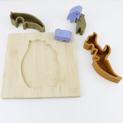 Đồ chơi ghép hình bằng gỗ cho trẻ em hình gấu để học Montessori