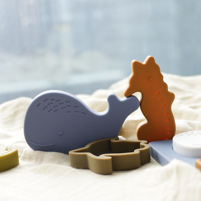 Sea Ocean Animals silicon Puzzle, Giáo dục Montessori Baby Puzzle