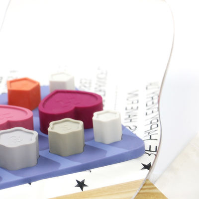 Baby Toddler silicon Puzzle Non Toxic With Star Heart Flower Shape