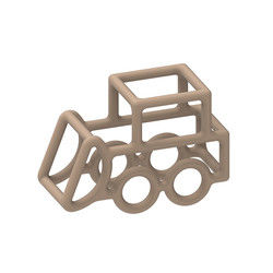 Hình dạng ô tô Đồ chơi bằng silicon cho bé Nhiều màu Cấp thực phẩm Chất liệu không độc hại