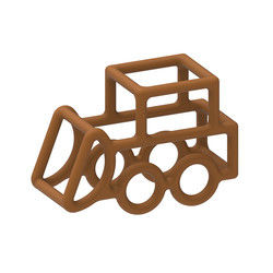 Hình dạng ô tô Đồ chơi bằng silicon cho bé Nhiều màu Cấp thực phẩm Chất liệu không độc hại