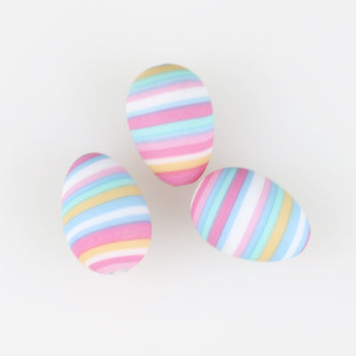 Egg Shape DIY silicon mọc răng Hạt nhai để làm vòng cổ