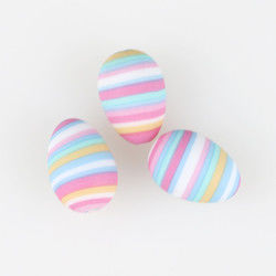Egg Shape DIY silicon mọc răng Hạt nhai để làm vòng cổ