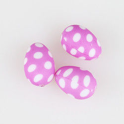 Egg Shape DIY silicon mọc răng Hạt nhai để làm vòng cổ