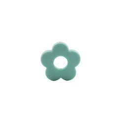 Vòng hoa mọc răng bằng silicon có lỗ hình hoa 4,5cm dành cho núm vú giả tự làm Kẹp nhai vòng cổ