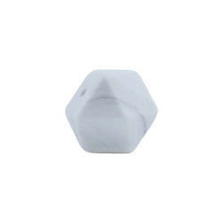 Hạt mọc răng bằng silicon hình lục giác 17mm Thân thiện với môi trường An toàn có thể nhai được khi bé mọc răng