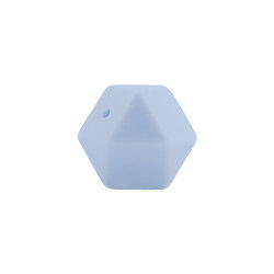 Hạt mọc răng bằng silicon hình lục giác 17mm Thân thiện với môi trường An toàn có thể nhai được khi bé mọc răng