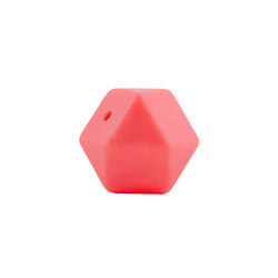 Hạt mọc răng bằng silicon hình lục giác 17mm Thân thiện với môi trường An toàn có thể nhai được khi bé mọc răng