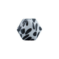 Hạt mọc răng bằng silicon hình lục giác 17mm Thân thiện với môi trường An toàn có thể nhai được khi bé mọc răng