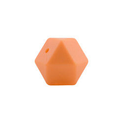 Hạt mọc răng bằng silicon hình lục giác 17mm Thân thiện với môi trường An toàn có thể nhai được khi bé mọc răng