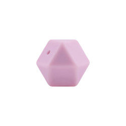 Hạt mọc răng bằng silicon hình lục giác 17mm Thân thiện với môi trường An toàn có thể nhai được khi bé mọc răng