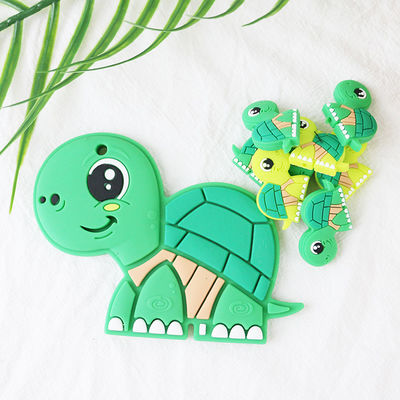 Hạt silicon động vật nhỏ, hạt silicon Baby Teether cho vòng cổ chuỗi vòng đeo tay