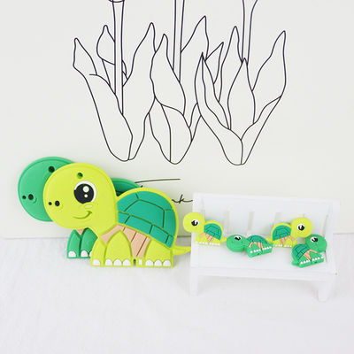 Hạt silicon động vật nhỏ, hạt silicon Baby Teether cho vòng cổ chuỗi vòng đeo tay