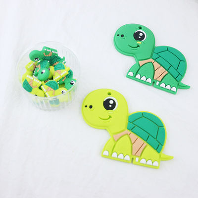 Hạt silicon động vật nhỏ, hạt silicon Baby Teether cho vòng cổ chuỗi vòng đeo tay