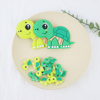 Hạt silicon động vật nhỏ, hạt silicon Baby Teether cho vòng cổ chuỗi vòng đeo tay