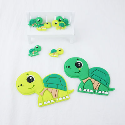 Hạt silicon động vật nhỏ, hạt silicon Baby Teether cho vòng cổ chuỗi vòng đeo tay