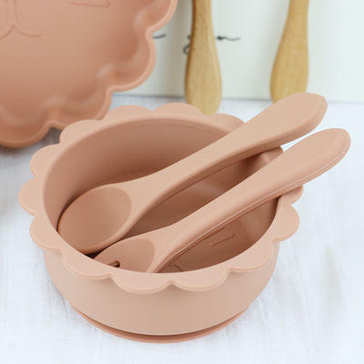 Bộ 5 miếng silicon chống trượt cho bé ăn không thấm nước Không chứa BPA cho trẻ em
