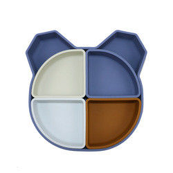 Bear Panda Shape Tấm silicon dành cho trẻ mới biết đi Không độc hại Thân thiện với môi trường
