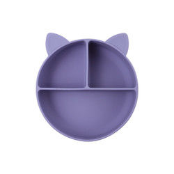 Cat Style Kids silicon Bowl, Tấm hút silicon đầy màu sắc OEM