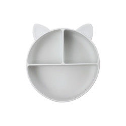 Cat Style Kids silicon Bowl, Tấm hút silicon đầy màu sắc OEM