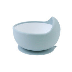 Bộ bát đựng thức ăn cho trẻ em miễn phí BPA tùy chỉnh, bát silicon cho trẻ em hút cấp thực phẩm