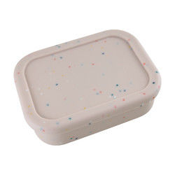 Hộp cơm trưa bằng silicon có thể gập lại 800ml 1200ml cho Bento văn phòng ngoài trời