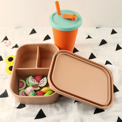 Hot Proof Portable silicon Kids Cup For Tea Milk Juice 300ml 350ml