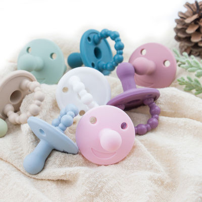 Hình Mèo Kitty Núm Vú Giả silicon Ốp Lưng Túi Đựng Cho Bé Mới Tập Đi Mọc Răng Núm Vú Giả