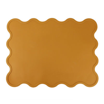 Thảm trải bàn bằng silicon dành cho trẻ em chống trơn trượt Hình dạng không đều cho thảm trải bàn cho bé ăn