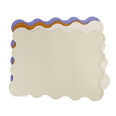 Cat Face Kids silicon Placemat, Bàn ăn bằng silicon Mat Chịu nhiệt Thảm cho ăn không thấm nước