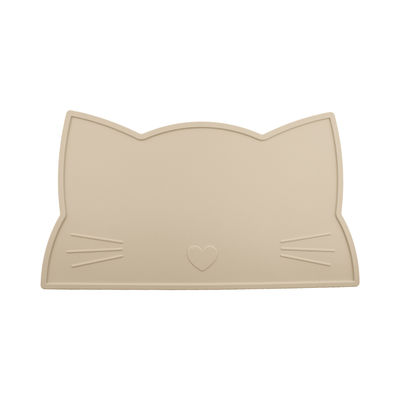 Cat Face Kids silicon Placemat, Bàn ăn bằng silicon Mat Chịu nhiệt Thảm cho ăn không thấm nước