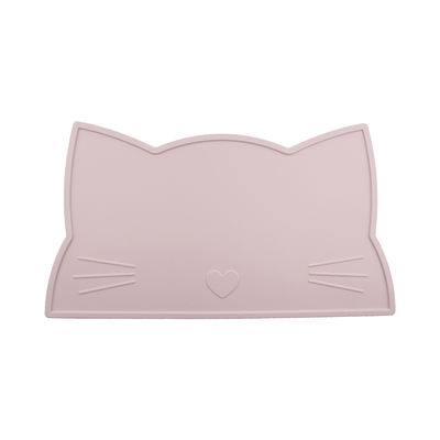 Cat Face Kids silicon Placemat, Bàn ăn bằng silicon Mat Chịu nhiệt Thảm cho ăn không thấm nước