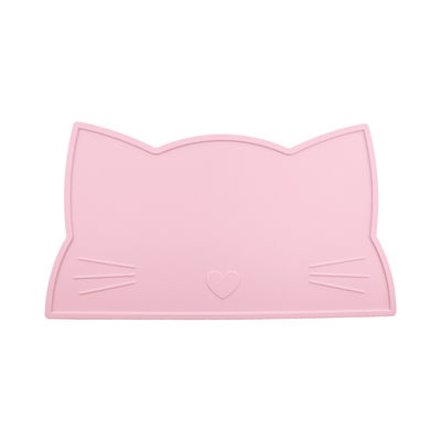 Cat Face Kids silicon Placemat, Bàn ăn bằng silicon Mat Chịu nhiệt Thảm cho ăn không thấm nước