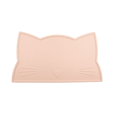 Cat Face Kids silicon Placemat, Bàn ăn bằng silicon Mat Chịu nhiệt Thảm cho ăn không thấm nước