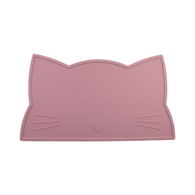 Cat Face Kids silicon Placemat, Bàn ăn bằng silicon Mat Chịu nhiệt Thảm cho ăn không thấm nước
