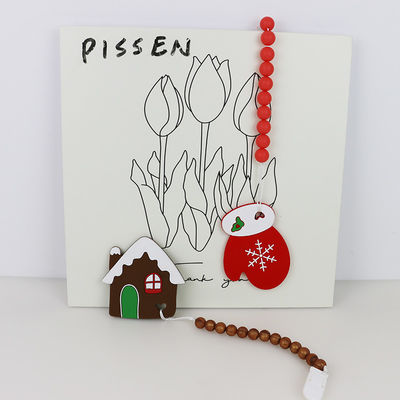 DIY silicon Christmas Tree Teether, Hạt cao su mềm an toàn khi mọc răng