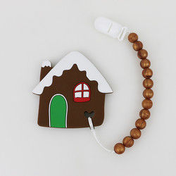 DIY silicon Christmas Tree Teether, Hạt cao su mềm an toàn khi mọc răng