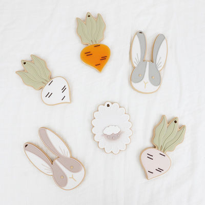 Sheep Bunny Cá nhân silicon Teether BPA Free cho trẻ sơ sinh