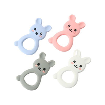 Vòng mọc răng bằng silicon Montessori, đồ chơi mọc răng bằng silicon cho trẻ sơ sinh