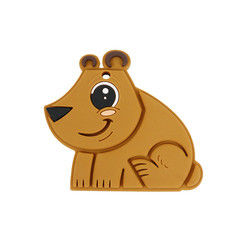 Bear Food Grade silicon Baby Teether BPA Free Thân thiện với môi trường