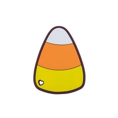 Mũ phù thủy Halloween silicon Teether, Candy Corn Halloween Mọc răng Đồ chơi