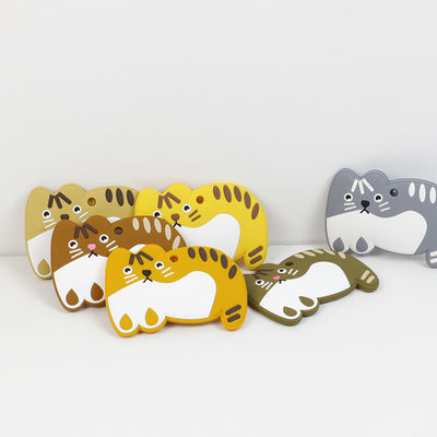 Animal Cat Kitten silicon Baby Teether Không chứa BPA cho trẻ mọc răng