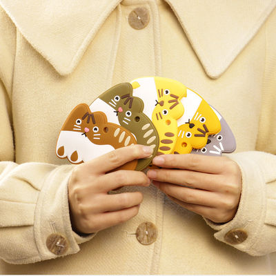 Animal Cat Kitten silicon Baby Teether Không chứa BPA cho trẻ mọc răng