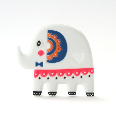 Animal Cat Kitten silicon Baby Teether Không chứa BPA cho trẻ mọc răng